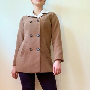 Women’s Pea Coat cafe brown